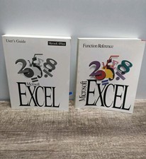 Microsoft Excel 1994 User Guide & Function Re...