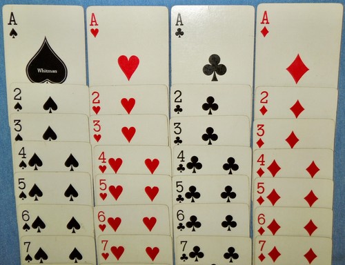 Antique Imperial Whitman Playing Card Deck, Poodle Motif Slipcase, Complete - Picture 4 of 8