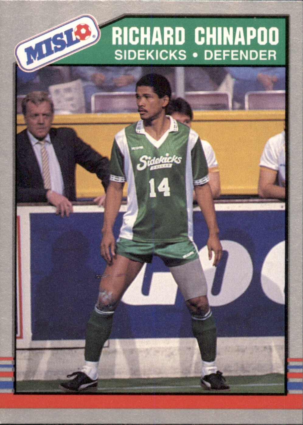 1989-90 Pacific #22 Richard Chinapoo  - Dallas Sidekicks MISL Indoor Soccer Card