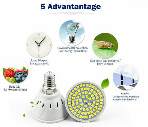 MR16 GU10 E14 E27 LED 5W 8W 10W 220V SpotBirne Lamp Einbauleuchte Strahler Licht - Bild 7 von 16