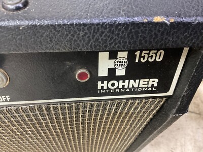Vintage Hohner 1550 Bass Keyboard Combo Amplifier 1x15