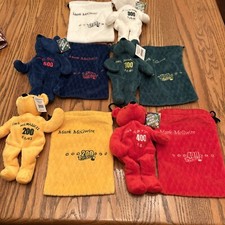 5 Pc Set Salvino's Bammers MARK McGWIRE 500 Home Runs Beanie Plush Bear in Bag