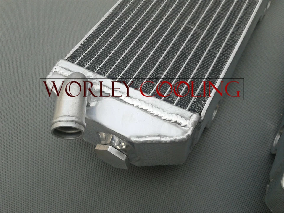ALUMINUM RADIATOR+ORANGE Hose for KTM 250 400 450 520 525 MXC EXC 2000 2001 2002 - Изображение 2 из 4