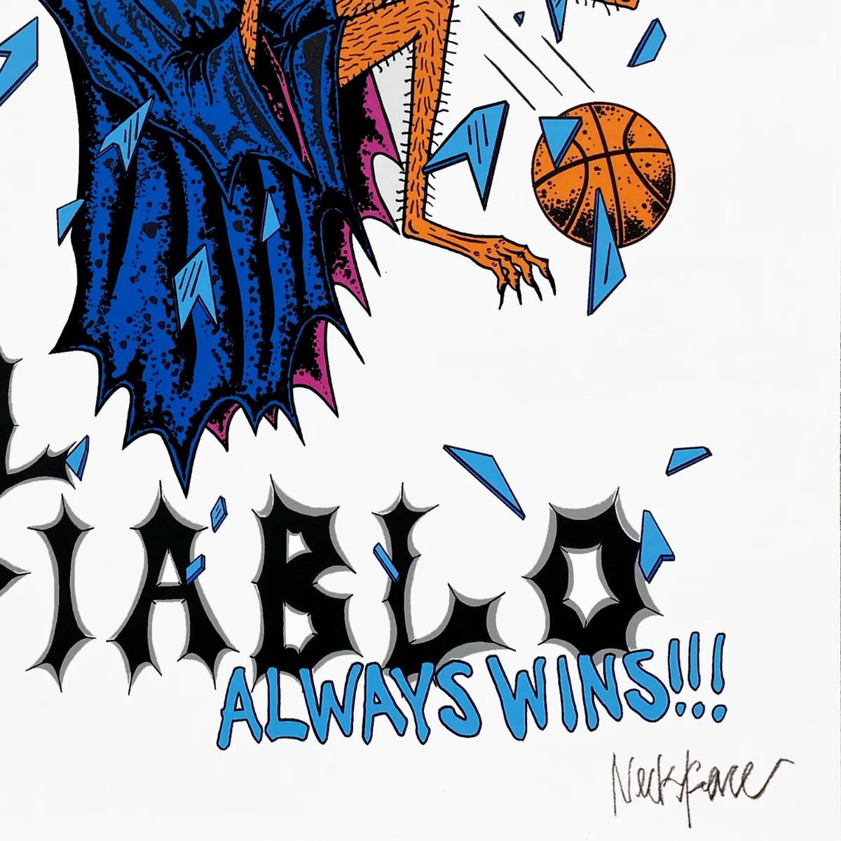 Nasty Neckface El Diablo Dunks Signed Print Edition Of 150 Brand