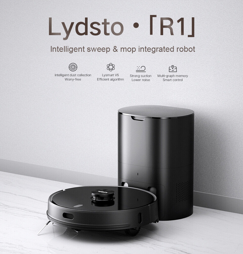 Lydsto R1 Robot Vacuum Cleaner 2700Pa, Navigation Laser LDS, Automatic Charging