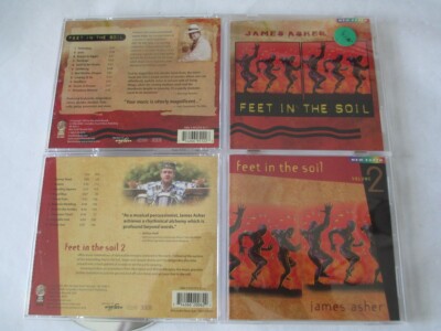 james asher feet in the soil vol 1 2 lot of 2 cds