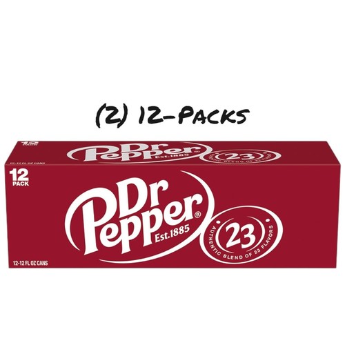 Dr Pepper Soda Pop Soft Drinks Cola 12 fl oz 24 Pack Cans Limited Edition New - Picture 8 of 8