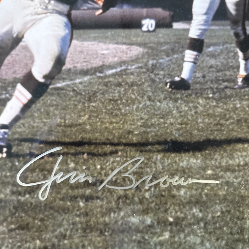 Jim Brown Cleveland Browns Fanatics COA Signed 16x20 Photo VS Eagles - Image 2 of 4