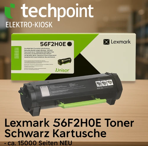 🖨 Lexmark 56F2H0E Toner Schwarz Kartusche  - ca. 15000 Seiten für MS / MX ✅ NEU