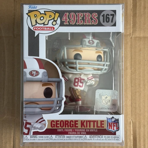 Funko Pop! George Kittle #167 San Francisco 49ers, Away Jersey, Football, NFL NM