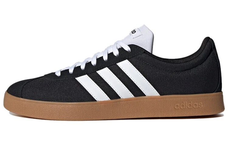 adidas VL COURT 2.0 Lifestyle Black White Brown HQ1801 Shoes Mens Size 13 NEW adidas VL Court 2.0 Black White for Sale | Authenticity  main image 3