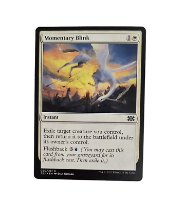 MTG Momentary Blink Common (2X2) Double Masters 2022 - 020/331 Near Mint 