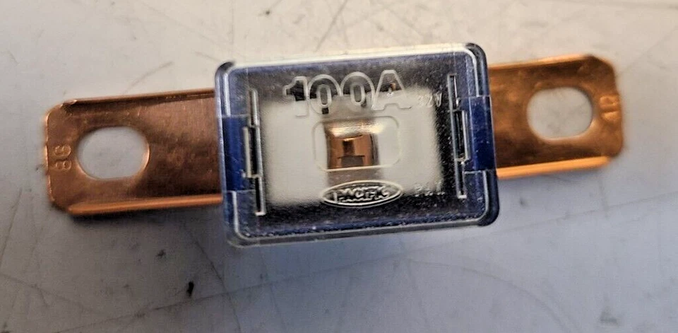 Fusible azul Pacífico para Land Rover 100AMP MK2 MKII Foto 2 de 4