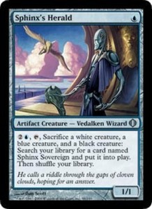 Sphinx's Herald x4 - Shards of Alara - NM-Mint, English - Shards of Alara