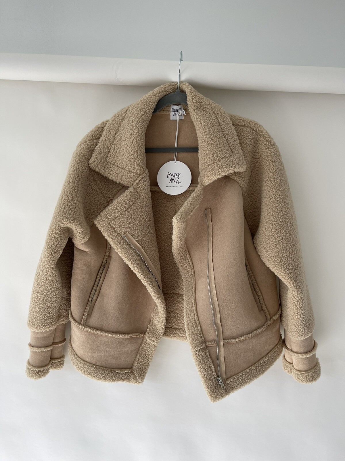 princess polly fur trim coat