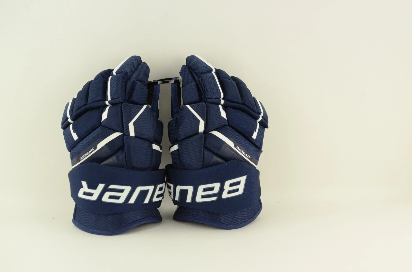 Gants de hockey Bauer Supreme Mach marine/blanc senior taille 15 (0928 6599)