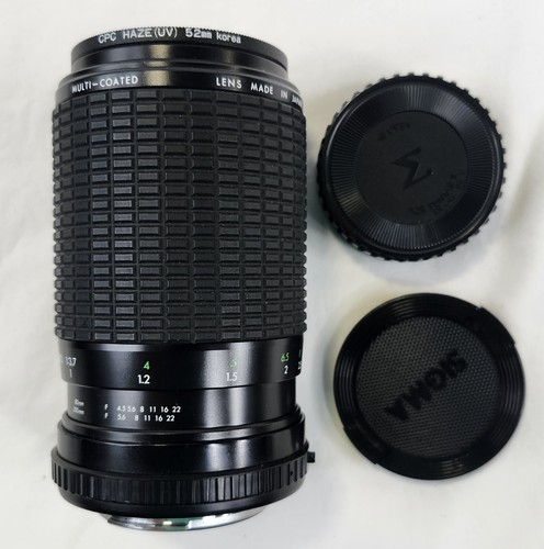 Sigma 80-200mm f4.5-5.6 Lens Pentax K Mount with CPC Haze UV Filter and Case - Picture 2 of 10