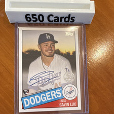Gavin Lux Topps 2020 Autographs - Rookie Card. rookie card picture