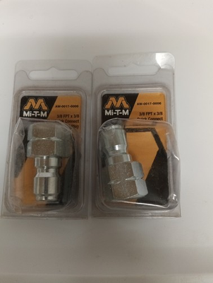 #ad #ad 2 X NEW Mi T M AW 0017 0006 3 8 quot; FPT x 3 8 quot;Quick Connect Pressure Washer#007 $22.99