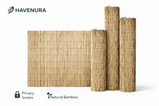 Havenura Bamboo Reed Fence 4m Garden Screening Privacy Balcony Panel