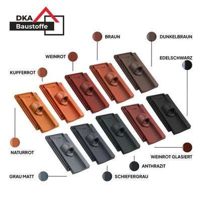 CREATON Solar-Dachdurchgang keramisch TERRA OPTIMA !!! Solardurchgang