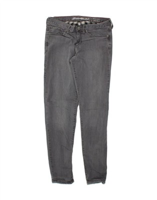 EDDIE BAUER Damen Boyfriend Relaxed Fit Straight Jeans W30 L31 Grau CH09