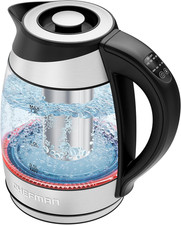 Electric Kettle with Temperature Control, 5 Presets LED Indicator Lights, Remova