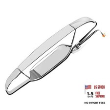 Exterior Chrome Door Handle Passenger Side - Compatible with 2007 Rear Right