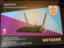 NETGEAR Nighthawk AC1900 WiFi Router R7000 Dual Core Processor 1GHz NEW