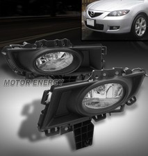 07-09 Mazda 3 Mazda3 Sedan 4dr Bumper Driving Fog Lights Lamps Chrome Leftright 07-09 Mazda 3 Mazda3 Sedan 4dr Bumper Driving Fog Lights Lamps Chrome Leftright