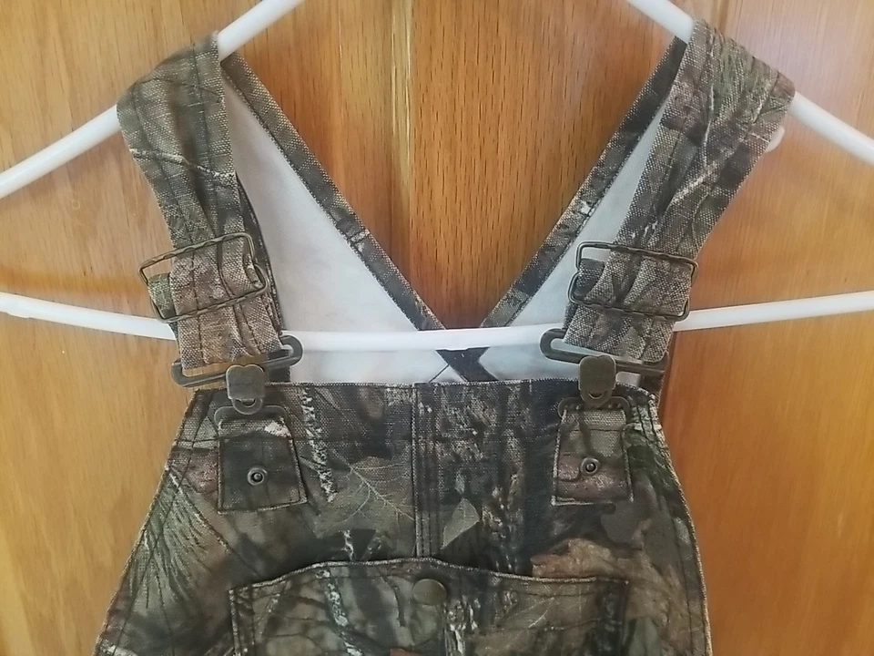 Carhartt Camo Overalls Bibs Double Knee Youth 10 Realtree Xtra Rn# 13706 - Image 2 of 4