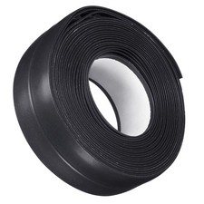 Waterproof Seal Caulk Strip Tape Self Adhesive 0.87" x 10.5" PVC Sealing Black