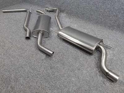 AUSTENITISCHER EDELSTAHL Auspuff für VW T4 1.9 D 2.0 2.4 D 2.5 SWB 90-95 +Rohr