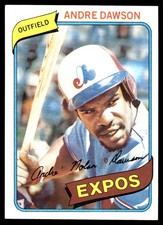 Andre Dawson 1980 Topps #235 Montreal Expos FREE SHIPPING AutographDen