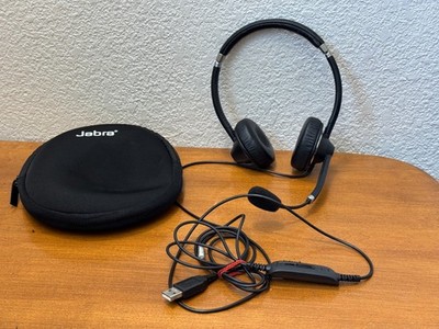 Jabra UC Voice 750 MS HSC012 Noise Canceling USB Headset with Microphone & Case