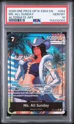 Ms. All Sunday (Alternate Art) OP14-084 The Azure Sea's Seven