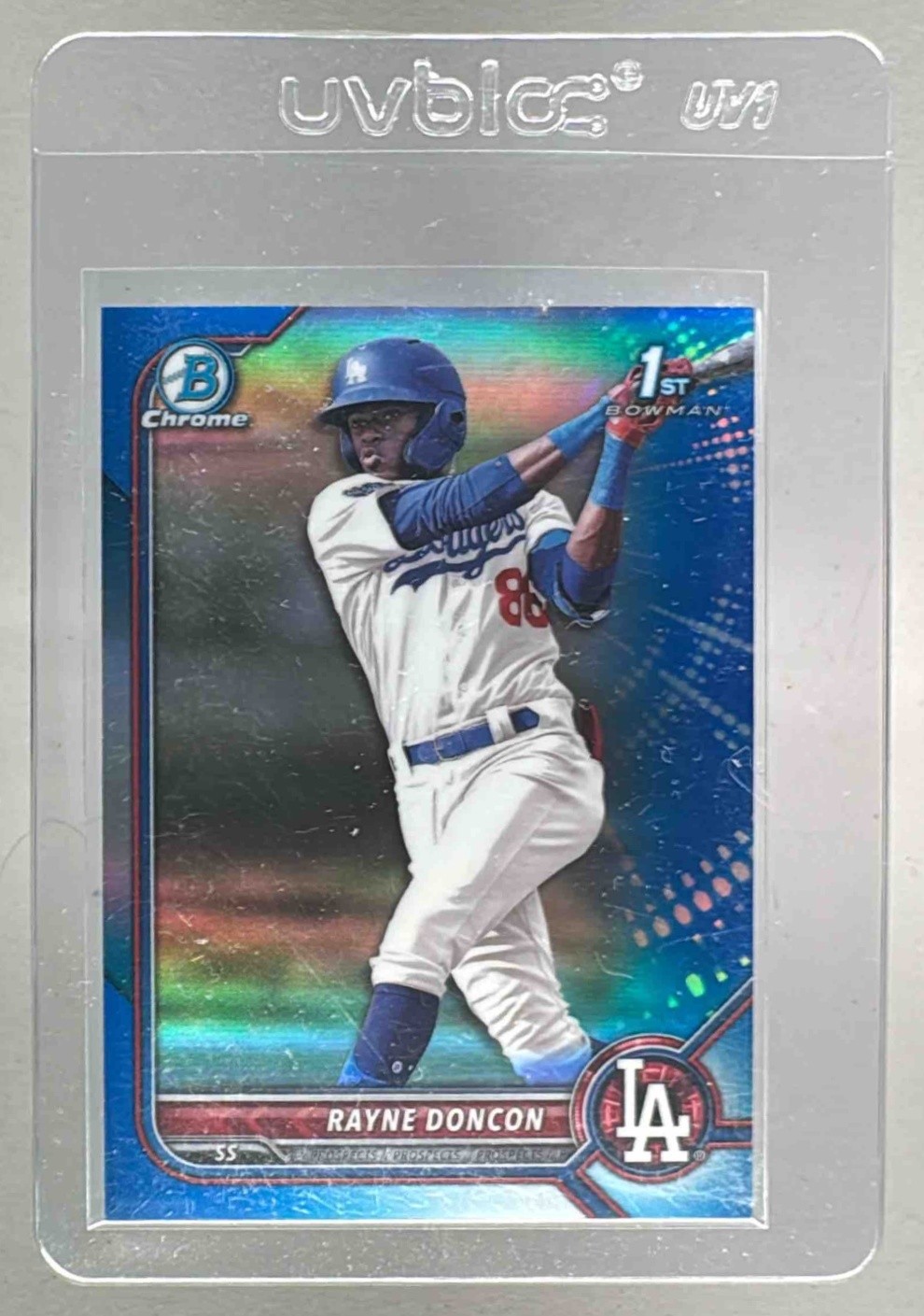 Rayne Doncon 2022 Bowman Chrome #BCP-202 Blue Refractor 1st RC /150