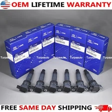 6PCS OEM Genuine Ignition Coil For 06-15 Hyundai Kia 3.3L 3.5L 3.8L 27301-3C000