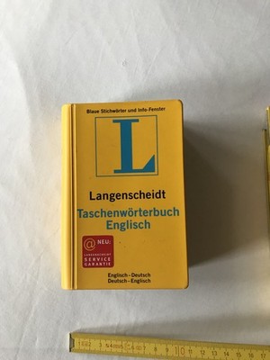 Langenscheidt Taschenwörterbuch Englisch sehr gut erhalten jetzt günstig kaufen