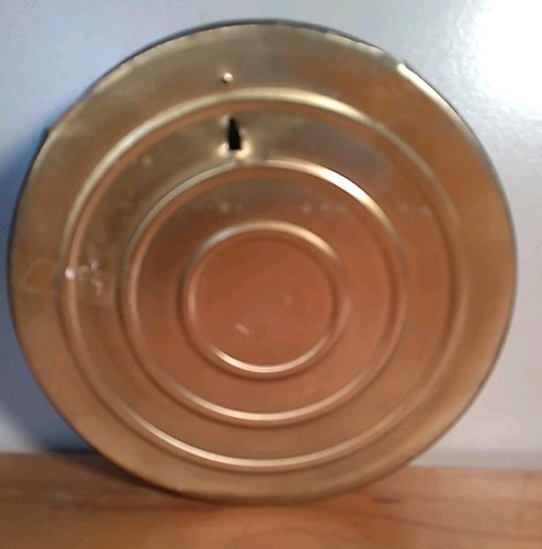Vintage Brass England Bed Warmer Wall Hanger 3D Pub Tavern Scene 7.5 in Diameter - Picture 5 of 5