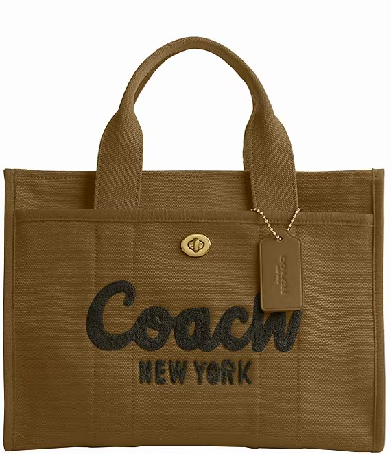 Coach - Cargo Tote Bag BRASS/OLIVE MEDIUM SIZE COACH CARGO TOTE | eBay