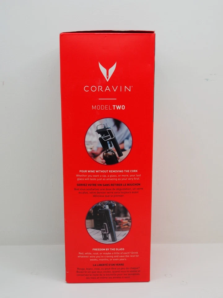Coravin Modelo Dos Vinos Completo con Sistema de 2 Cápsulas de Argón Nuevo Caja Abierta Foto 4 de 4