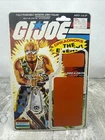 VINTAGE GI JOE DREADNOK BUZZER UNCUT FULL CARDBACK! PEACH FILE CARD