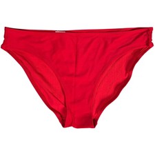Aerie Full Coverage Bikini Bottom Red M NWT
