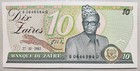 Zaire 10 Zaires 1985 Unc, Printer HdMZ