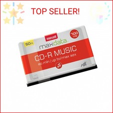 Maxell CD-R Music Spindle, Audio only, Blank Media, 50-pack 625156 