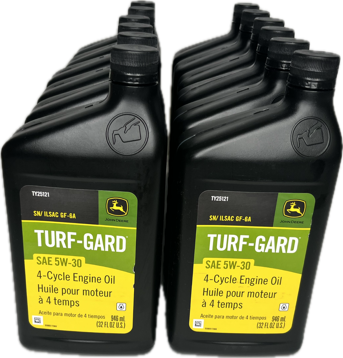 John Deere Turf-Gard 5w-30 5w30 TY25121 32oz 4-Cycle Gas Engine