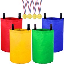 Potato Sack Race Bags, Colorful Durable Sack Race Bags Outdoor Lawn Games for Ki