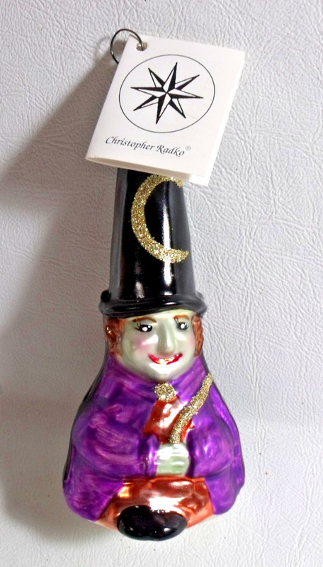 Christopher Radko Halloween/Christmas Ornament NIGHT MAGIC Witch NWT