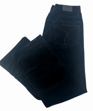 Calvin Klein Jeans Black Corduroy Bootcut Pants Size 14 Hemmed to